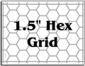 1.5" Hex Grid Sheets