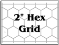 2" Hex Grid Sheets